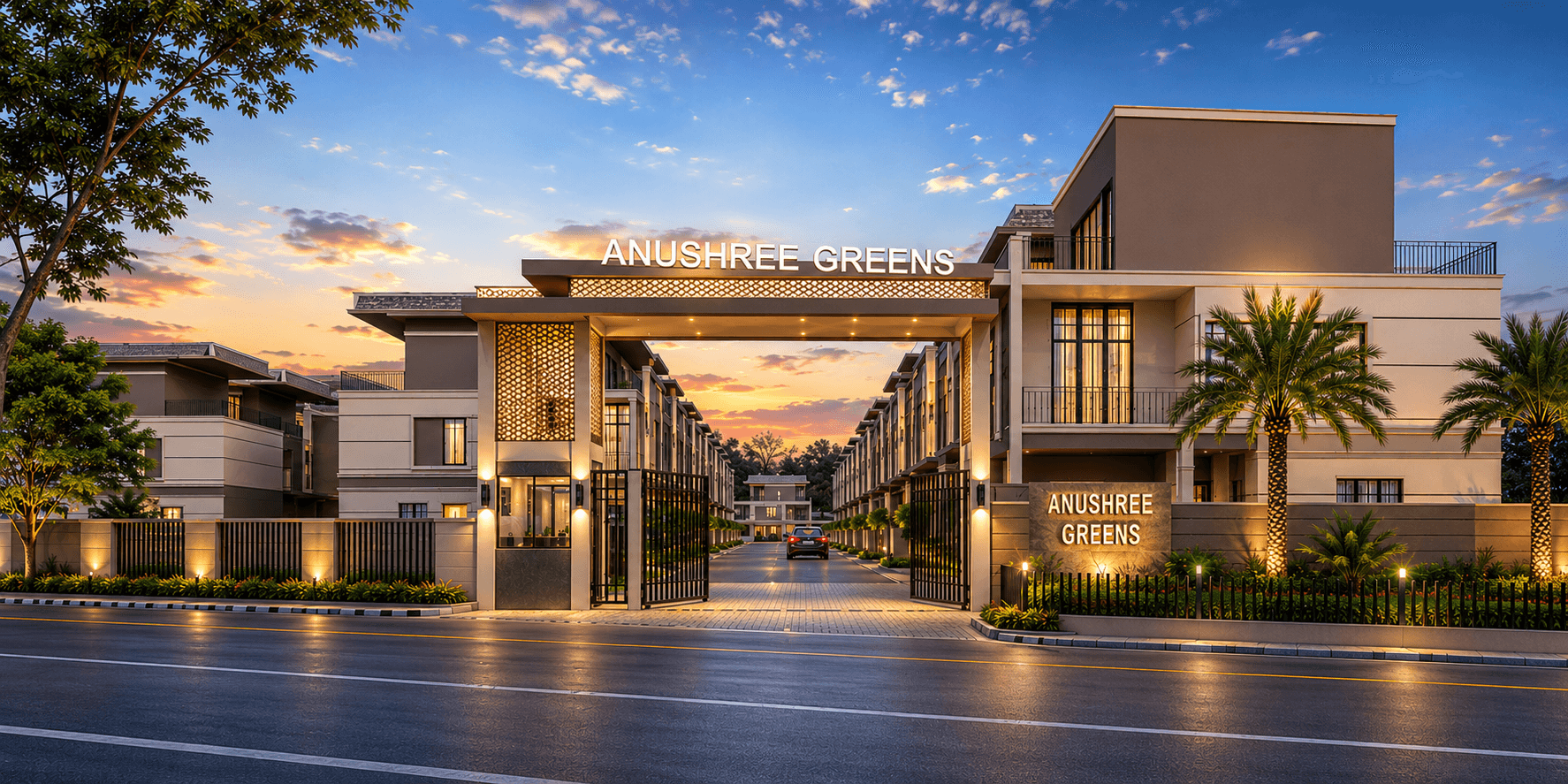 Anushree Greens gated residential community